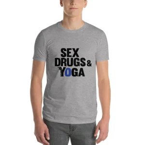 Tshirt - homme yoga - s*x dr*g and yoga - yofe