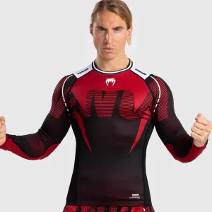 RASHGUARD À MANCHES LONGUES POUR HOMMES VENUM ADRENALINE - RED