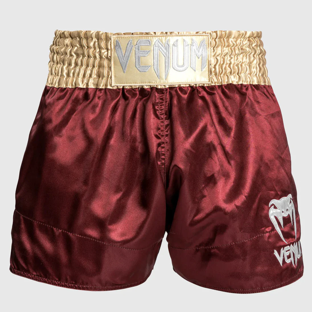 SHORT DE MUAY THAI VENUM CLASSIC - BORDEAUX/OR/BLANC