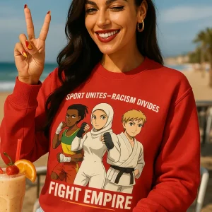 Sweatshirt Sport Unites — Racism Divides