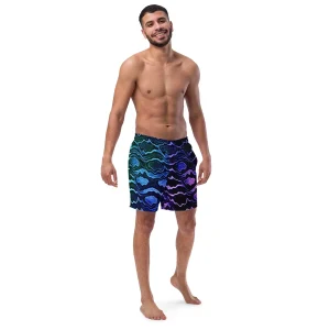 all-over-print-recycled-swim-trunks-white-front-64727870bf891.jpgv1685223565 Maillot de bain homme