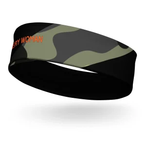 Bandeau Sport - Collection Hommage - Army/Orange