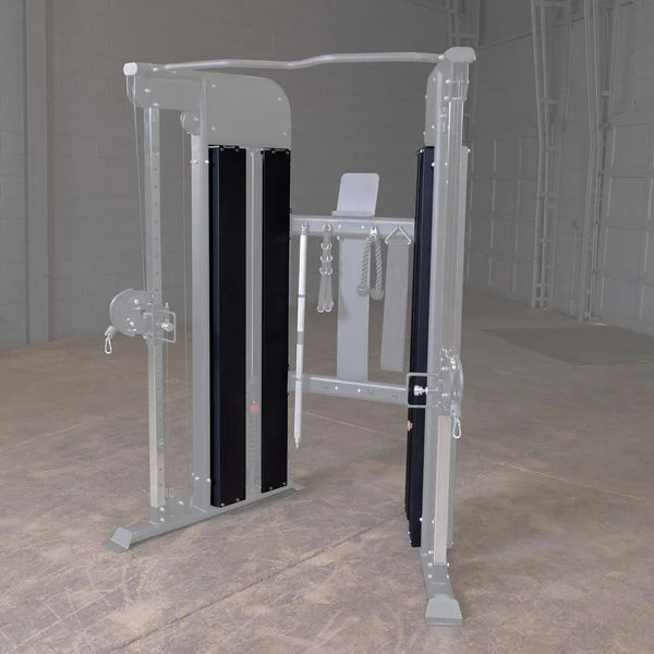 Premium Functional Training Center 2 x 75 Kg avec couvercles de protection – Image 3