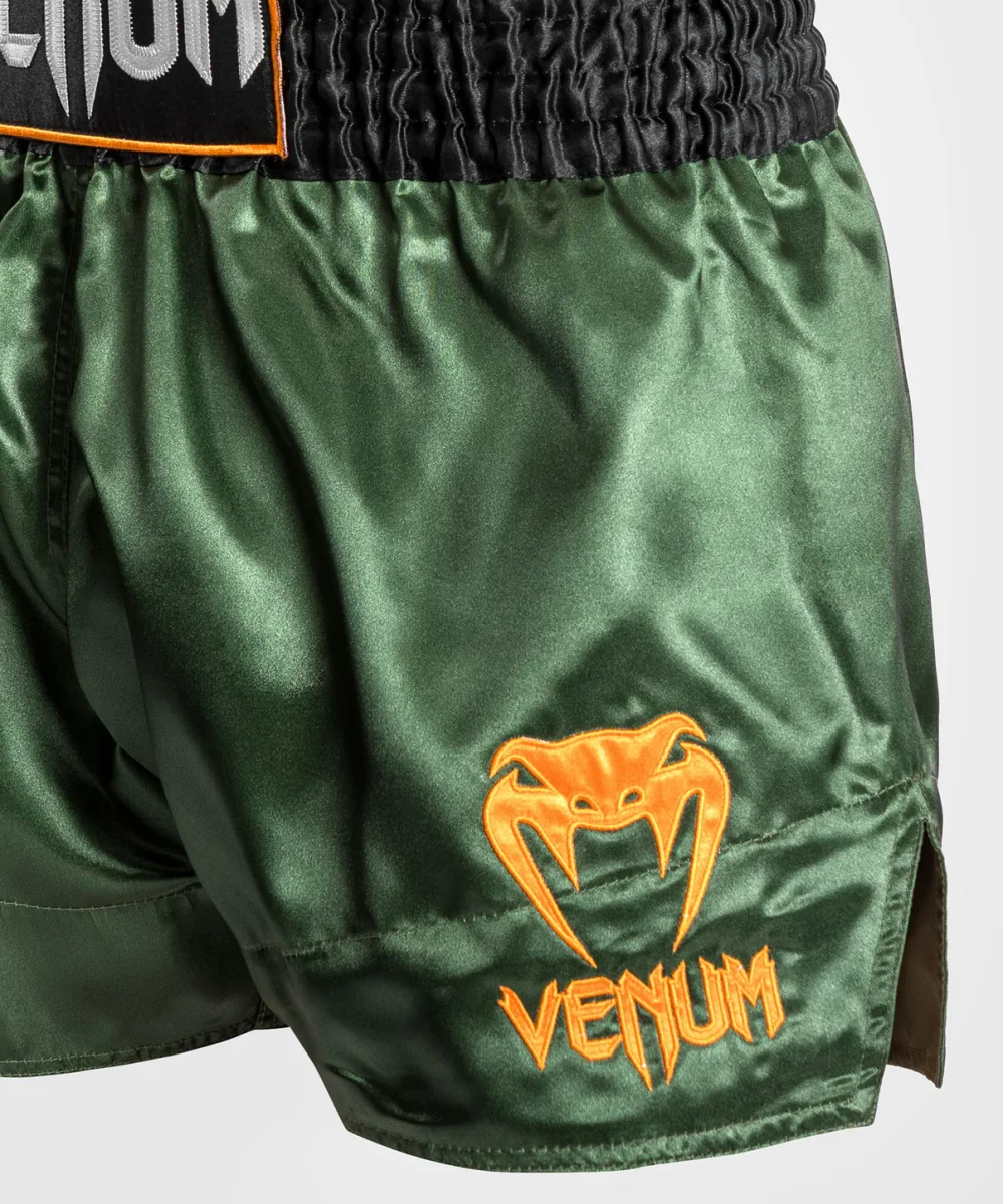 SHORT DE MUAY THAI VENUM CLASSIC - VERT/OR/NOIR – Image 6