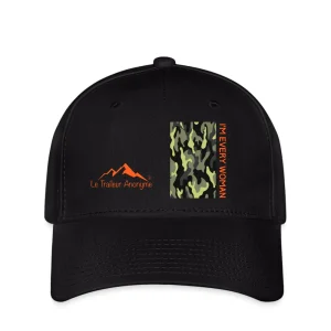 Casquette Flexfit - Collection Hommage - Army/Orange