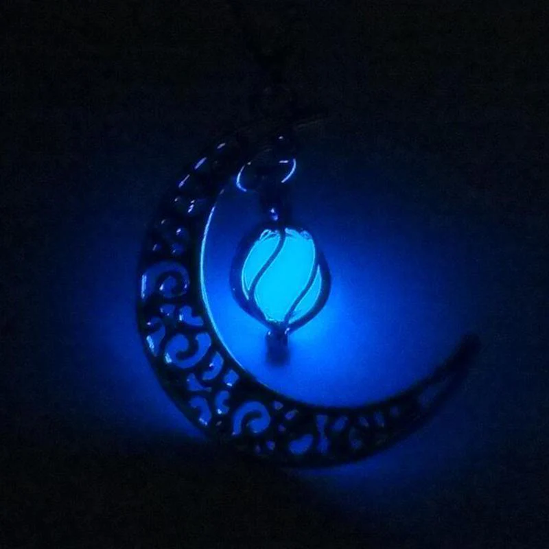 Collier Lumineux Croissant de Lune – Image 3