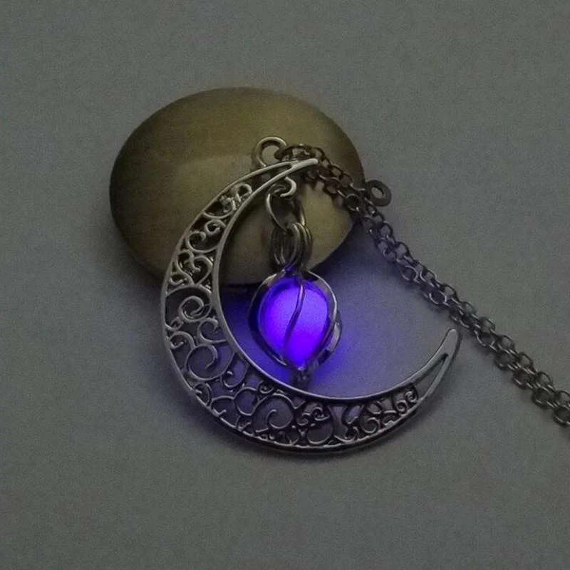 Collier Lumineux Croissant de Lune