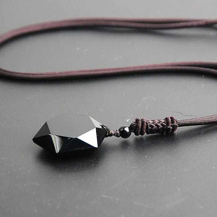 Collier Obsidienne Noire étoile – Image 4