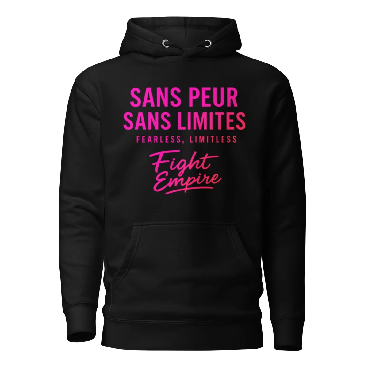 Hoodie Sans Peur Sans Limites — Rose Édition – Image 2