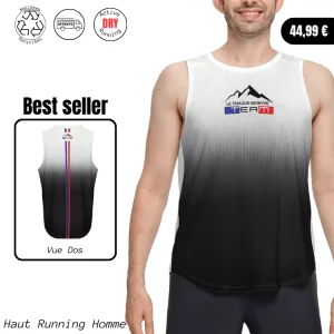 Débardeur Running Homme - Performance - Team B&W