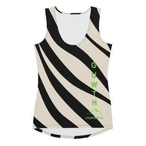 Débardeur Sport - Femme - Collection Hommage-  Zèbre - Courtney D.