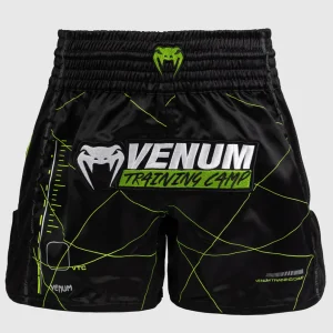 SHORT DE MUAY THAI VENUM TRAINING CAMP 4.0 - NOIR/VERT FLUO
