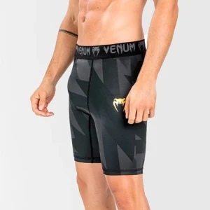 SHORT DE COMPRESSION VENUM RAZOR - NOIR/OR