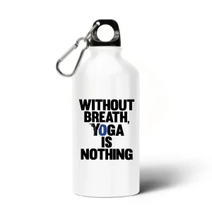 Gourde - Without breath yoga is nothing - 500ml