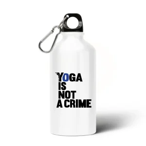 Gourde - Yoga is not a crime - 500ml