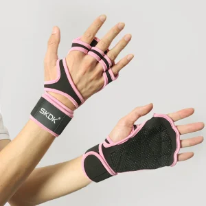 Gants Fitness Roses Antidérapants