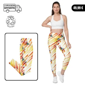 Leggings avec poches - Running/Yoga - Collection Graphix