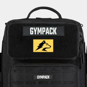 Yellow Gympack Wolf Patch