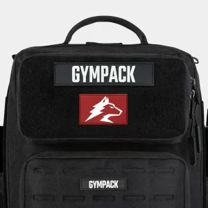 Red Gympack Wolf Patch