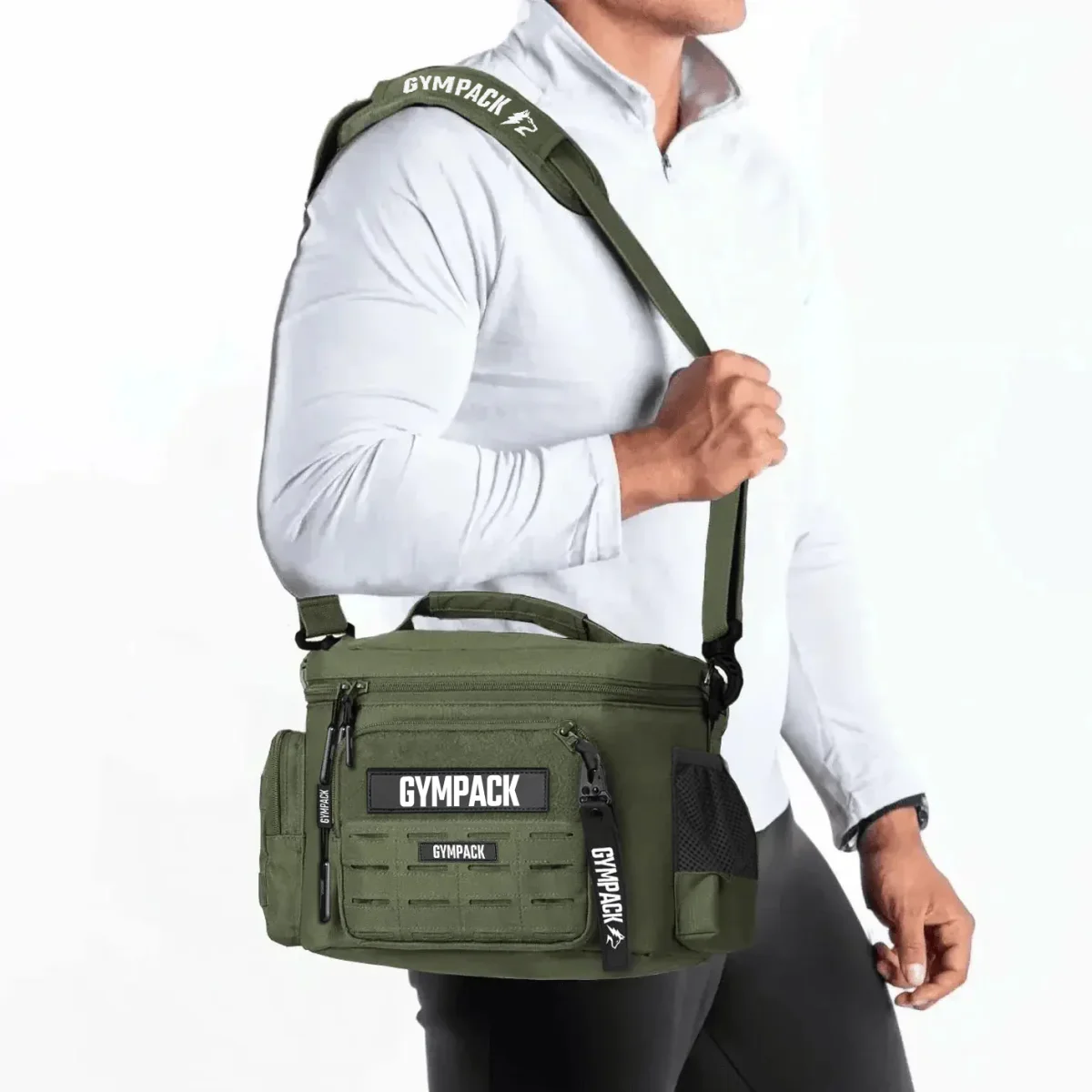 13L Gympack Green Thermal Lunch Bag – Image 2