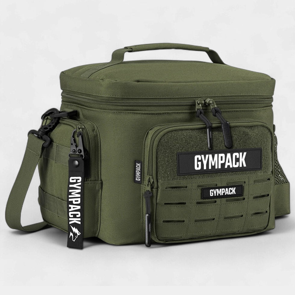 13L Gympack Green Thermal Lunch Bag