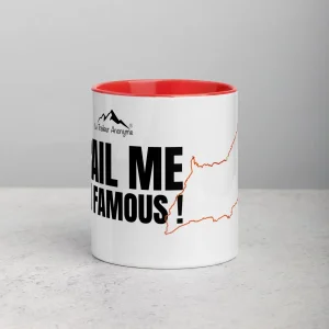 Mug Bi-ton -330ml - Collection "Trail Me, I'm Famous! " (1770)