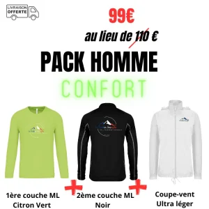 Pack  Homme Confort