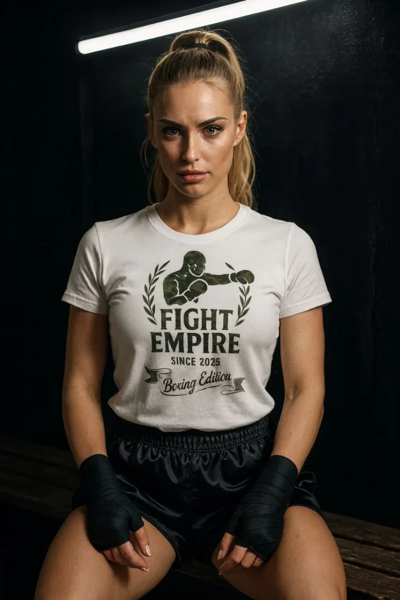 T-shirt H/F « Boxing Édition » – Camouflage Guerrier