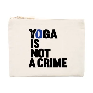 pochette - yoga is not a crime