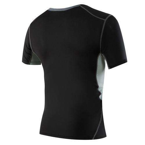 Men's Fitness Short-Sleeve Compression Shirt – Image 2
