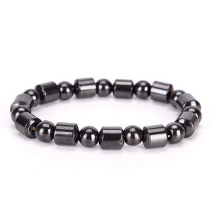 Weight Loss Black Stone Magnetic Therapy Bracelet