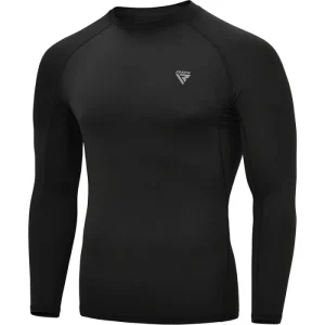 RDX T15 MAILLOT NOIR MANCHES LONGUES ANTI-IRRITATION