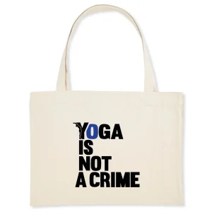 shopping bag - Yoga is not a crime