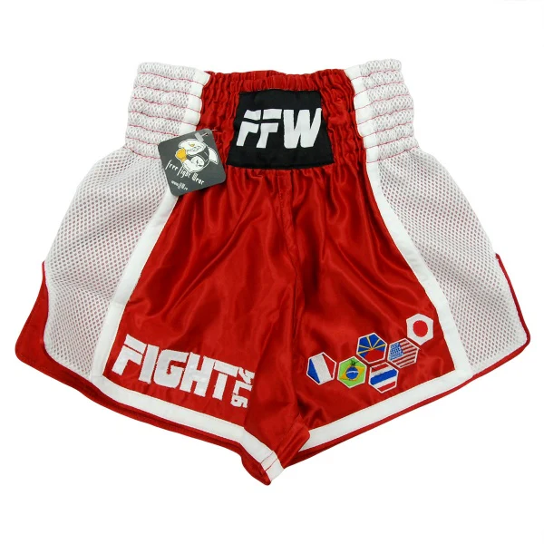 SHORT FFW MULTIBOXE V2 ROUGE/BLANC