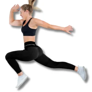 Patented Coretech® Kathy Body Mapped 7/8 Power RUNNING Leggings with Pocket -Black/Navy/Blue