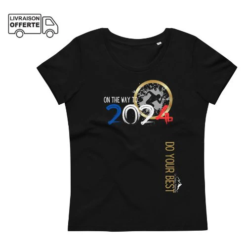 T-Shirt Ajusté Coton bio - Femme 2024
