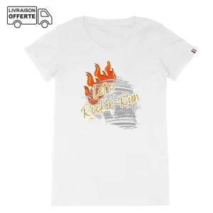 T-Shirt Bio - Femme 🇫🇷 Made in France 🇫🇷 Collection Rock