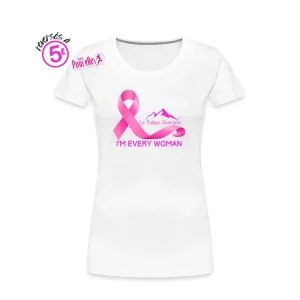 🩷 T-Shirt bio Premium - Femme- Edition Octobre Rose 🎀