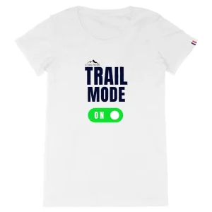 T-Shirt Coton Bio- 🇫🇷Made in France🇫🇷 - Femme - Collection "Trail Mode" (1530)