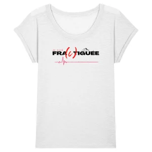 T-Shirt Coton Bio Slub Premium - Femme - Collection "Fractiguée"