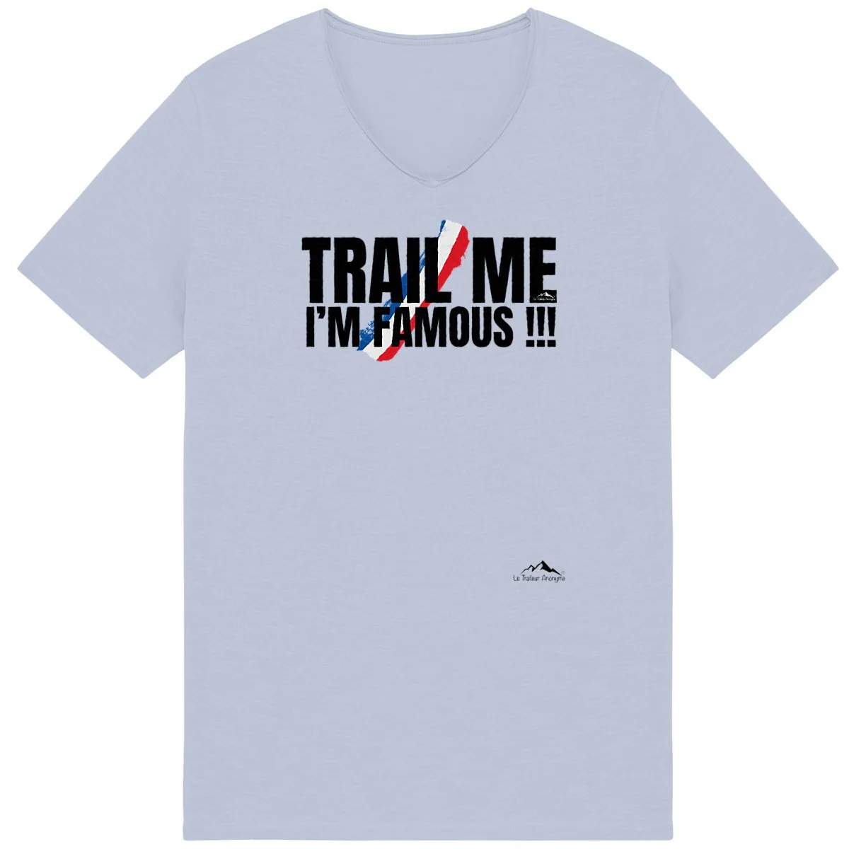 T-shirt Coton Bio Slub Premium - Homme - Collection "Trail Me, I'm Famous !!!" (1710) – Image 3