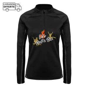 T-Shirt ML Running - 2ème couche Femme - Collection Rock'n Run
