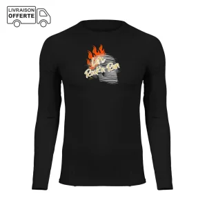 T-Shirt ML Running Double Peau - Unisexe - Collection Rock'n Run