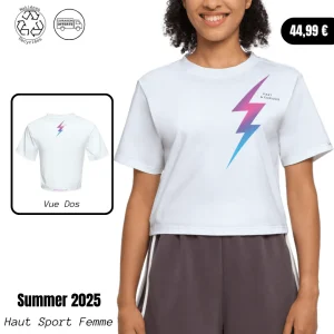T-Shirt Running Court - Femme High-Performance - Collection Summer 2025