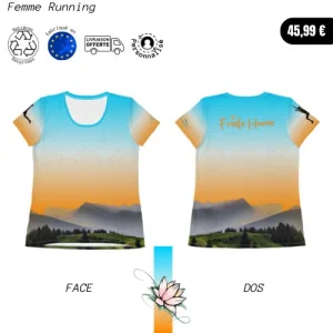 T-Shirt Running Femme - Personnalisation FH