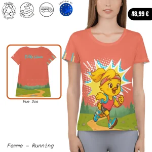 T-Shirt Running Femme - Personnalisation Fride