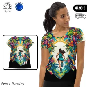 T-Shirt Running Femme - Tropical Run