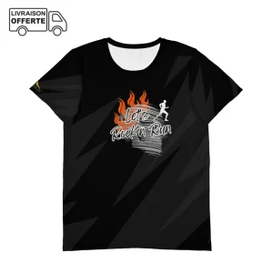 T-Shirt Running - Homme - Collection Rock - Let's Rock'n Run