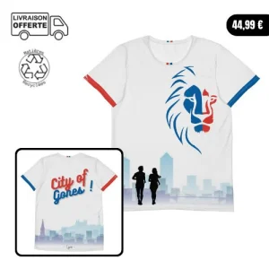 T-Shirt Running Homme - French Cities - Lyon