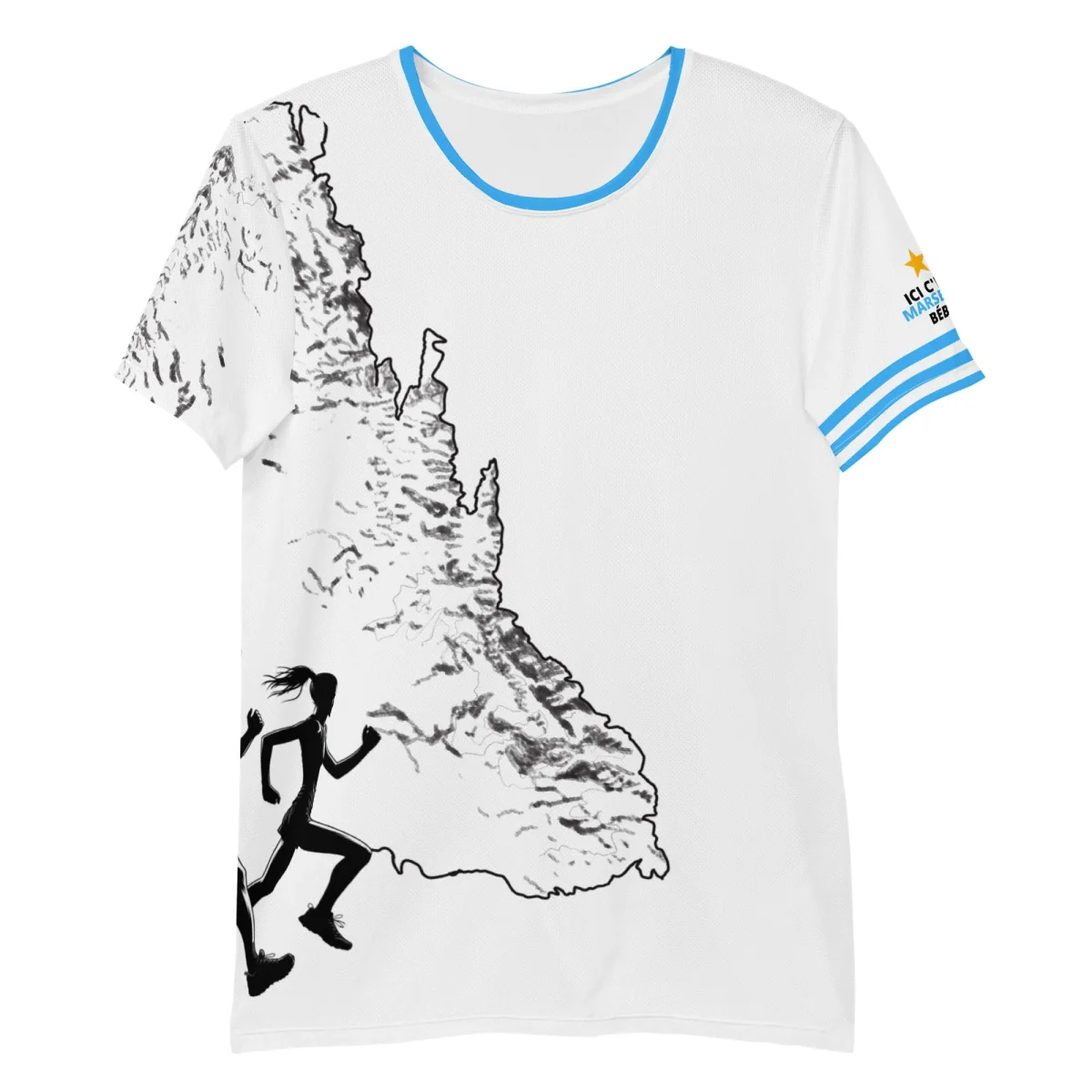 T-Shirt Running - Homme - French Cities - Marseille – Image 3